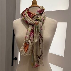 Beautiful Floral Multicolor Scarf